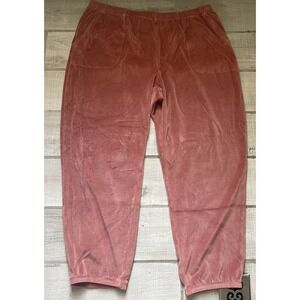 Aerie 2X XXL‎ women sweatpants Mauve Pink jogger velour velvet pockets